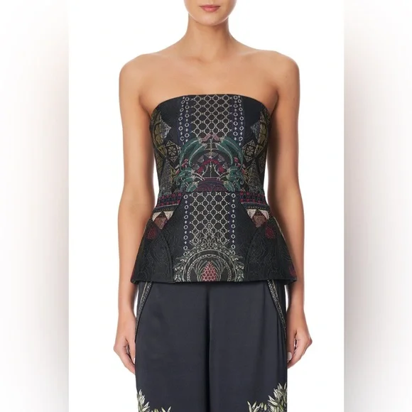 💥HP💥 Camilla Corset With Powermesh Insert Botanical Chronicles NWT - Picture 2 of 14